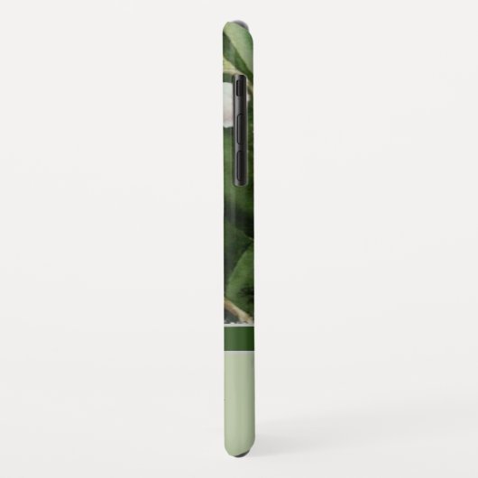 Elegante moderne Lelie van de Vallei Monogram Naam Case-Mate iPhone Case (Achterkant/links)