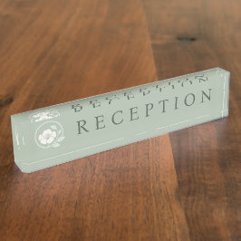 Elegante moderne logo Spa-bedrijfsreceptie Naambordje