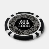 Elegante Moderne Luxe Witte Luipaard Collectie Poker Chips (Enkel)