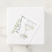 Elegante moderne Margs en Huwelijk Vrijgezellenfee Bedankjes Labels (In situ)