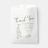 Elegante moderne Margs en Huwelijk Vrijgezellenfee Bedankzakje (Voorkant)
