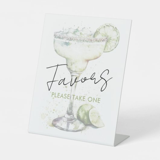 Elegante moderne Margs en Huwelijk Vrijgezellenfee Reclamebord Met Voetstuk (Voorkant)