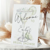 Elegante moderne Margs en Huwelijk Vrijgezellenfee Reclamebord Met Voetstuk