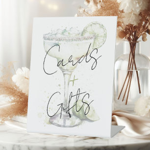 Elegante moderne Margs en Huwelijk Vrijgezellenfee Reclamebord Met Voetstuk