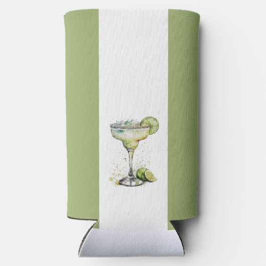 Elegante moderne Margs en Huwelijk Vrijgezellenfee Seltzer Blikjeskoeler (Achterkant)