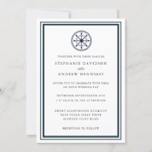 Elegante moderne marine nautisch minimalistisch bl