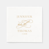 Elegante moderne minimale eenvoudige leuke feitenb servet (Voorkant)