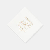 Elegante moderne minimale eenvoudige leuke feitenb servet (Hoek)