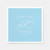 Elegante moderne minimale eenvoudige leuke feitenb servet (Voorkant)