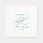 Elegante moderne minimale eenvoudige leuke feitenb servet (Voorkant)