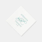 Elegante moderne minimale eenvoudige leuke feitenb servet (Hoek)