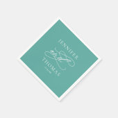 Elegante moderne minimale eenvoudige leuke feitenb servet (Hoek)