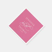 Elegante moderne minimale eenvoudige leuke feitenb servet (Hoek)