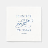 Elegante moderne minimale eenvoudige leuke feitenb servet (Voorkant)