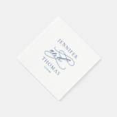 Elegante moderne minimale eenvoudige leuke feitenb servet (Hoek)