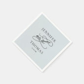 Elegante moderne minimale eenvoudige leuke feitenb servet (Hoek)