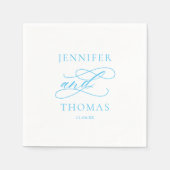 Elegante moderne minimale eenvoudige leuke feitenb servet (Voorkant)