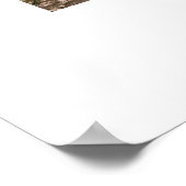 Elegante moderne minimale fotocollage bruiloft poster (Hoek)