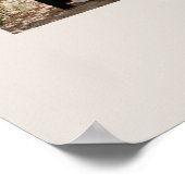 Elegante moderne minimale fotocollage bruiloft poster (Hoek)