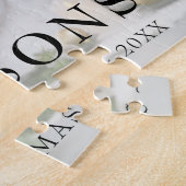 Elegante moderne minimale kerst foto legpuzzel (Zijkant)