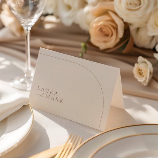 Elegante moderne minimalistische Boho bruiloft gas Kaart