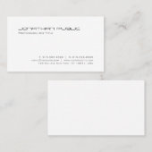 Elegante moderne minimalistische design trendy vla visitekaartje (Voorkant / Achterkant)