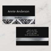 Elegante moderne minimalistische eenvoudige profes visitekaartje (Voorkant / Achterkant)