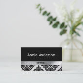 Elegante moderne minimalistische eenvoudige profes visitekaartje (Staand voorkant)