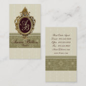 Elegante moderne minimalistische eenvoudige profes visitekaartje (Voorkant / Achterkant)