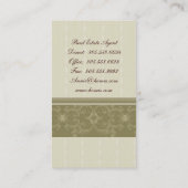 Elegante moderne minimalistische eenvoudige profes visitekaartje (Achterkant)