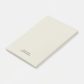 Elegante moderne minimalistische eigen naam post-it® notes (Schuin)