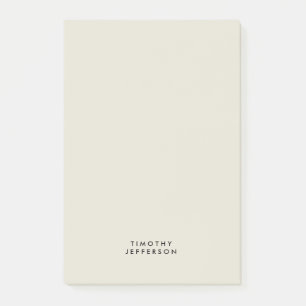 Elegante moderne minimalistische eigen naam post-it® notes