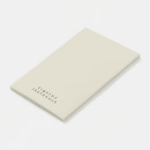 Elegante moderne minimalistische eigen naam post-it® notes (Schuin)
