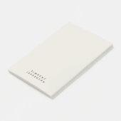 Elegante moderne minimalistische eigen naam post-it® notes (Schuin)