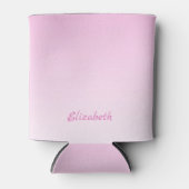Elegante moderne minimalistische gradiënt roze omb blikjeskoeler (Voorkant)