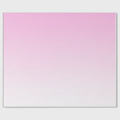 Elegante moderne minimalistische gradiënt roze omb cadeaupapier (Vlak)