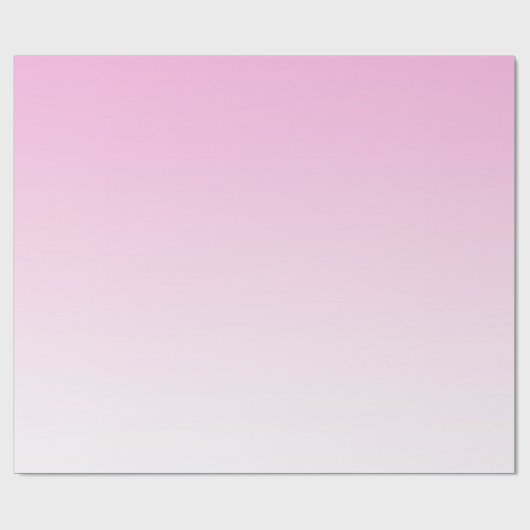 Elegante moderne minimalistische gradiënt roze omb cadeaupapier (Vlak)
