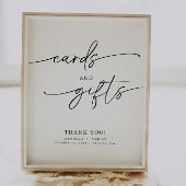 Elegante moderne minimalistische Kaarten en gesche Poster