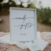 Elegante moderne minimalistische Kaarten en gesche Poster