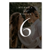 Elegante moderne minimalistische kalligrafie bruil kaart (Voorkant)