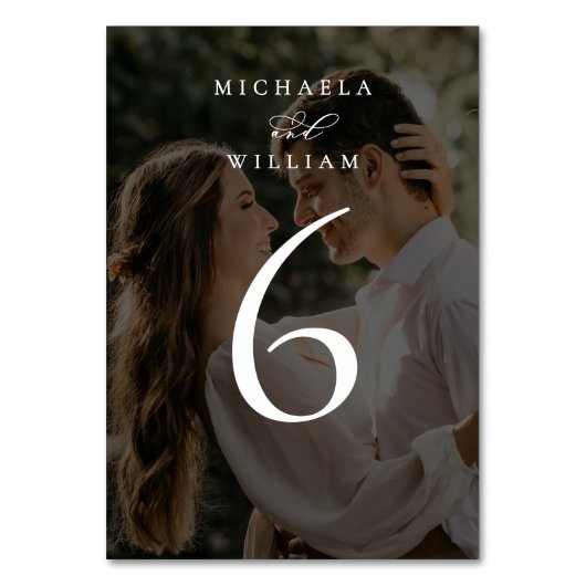 Elegante moderne minimalistische kalligrafie bruil kaart (Voorkant)