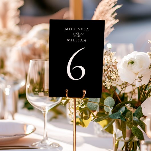 Elegante moderne minimalistische kalligrafie bruil kaart