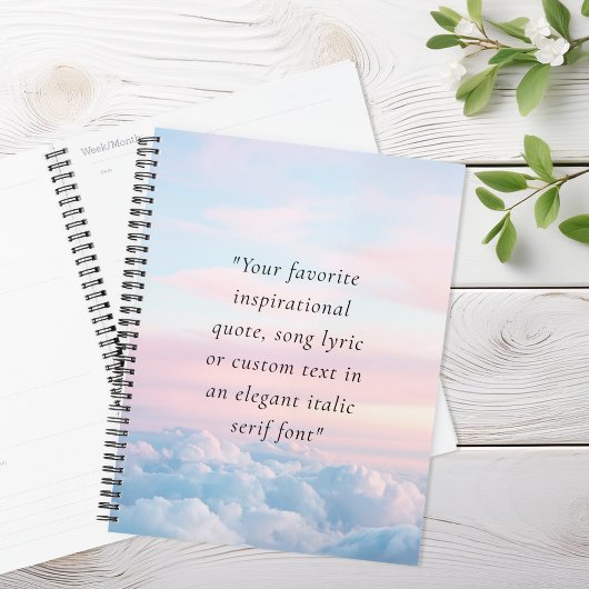 Elegante moderne minimalistische offerte op maat planner