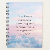 Elegante moderne minimalistische offerte op maat planner (Voorkant)