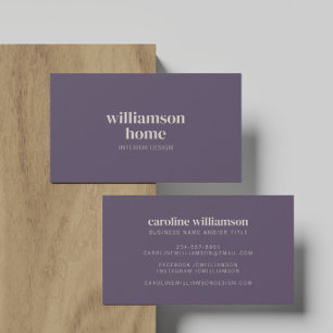 Elegante Moderne Minimalistische Professionele Pru Visitekaartje