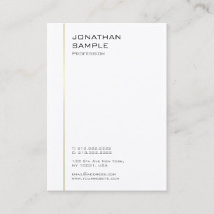 Elegante Moderne Minimalistische Professionele Tem Visitekaartje
