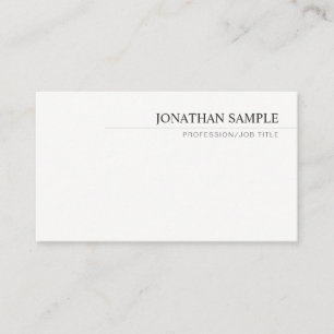Elegante Moderne Minimalistische Professionele Tem Visitekaartje