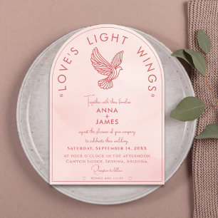 Elegante moderne minimalistische Romeo en Julia Qu Acryl Uitnodigingen