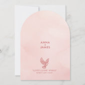 Elegante moderne minimalistische Romeo en Julia Qu Kaart (Achterkant)