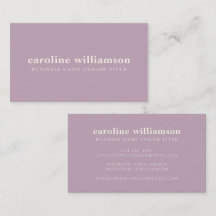 Elegante Moderne Minimalistische Stof Lilac